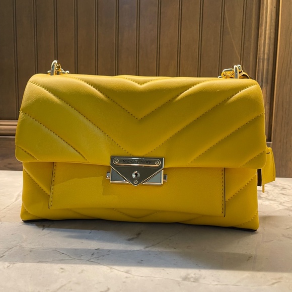 MICHAEL KORS TRIBECA QUILTED LEATHER HANDBAG - Picture 2 of 11